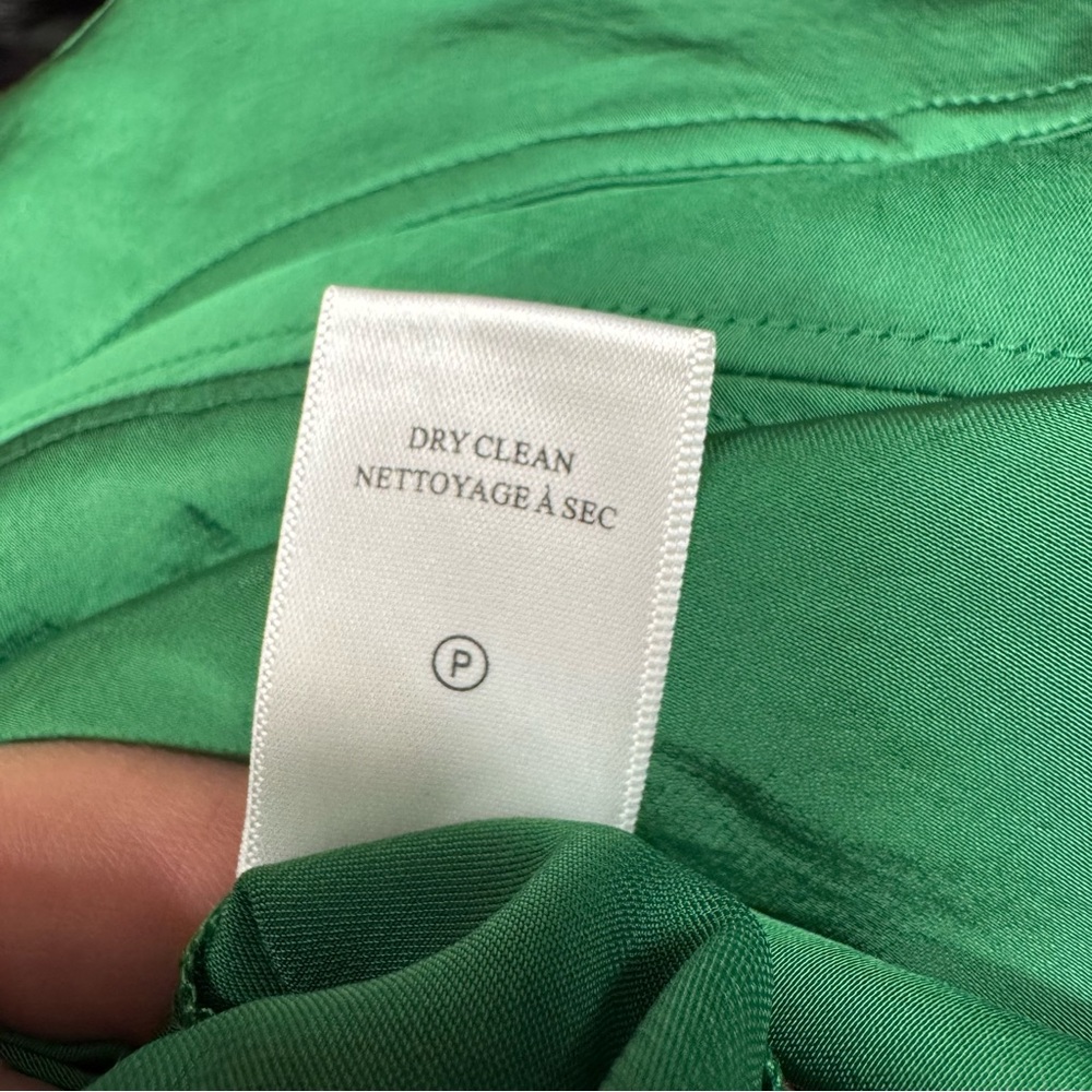 NWT A.L.C. Blakely Cutout Satin Dress Kelly Green Cocktail Party Midi 8 - Picture 6 of 6
